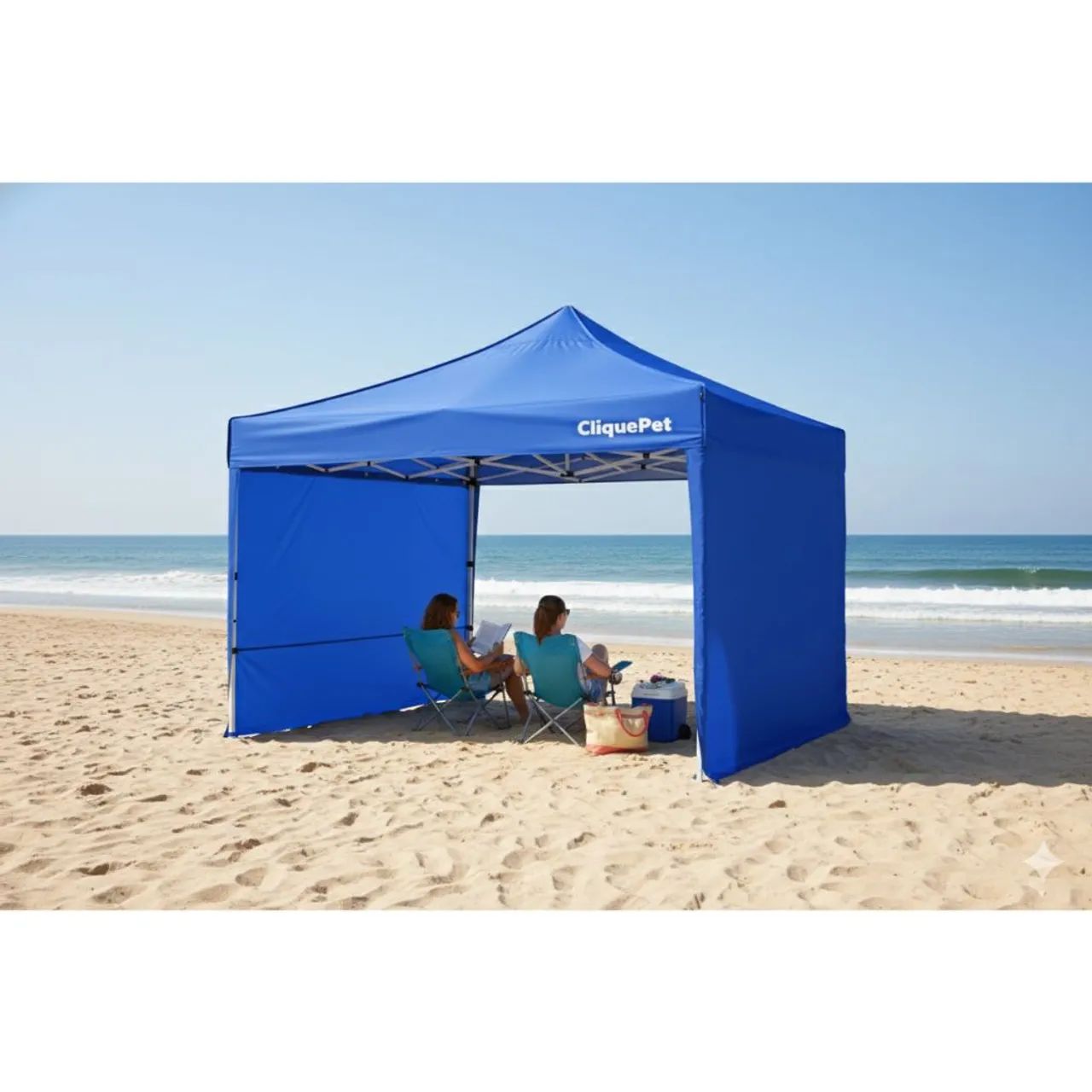Gazebo Tenda Barraca nova Articulado Praia Feira Camping 3 × 3 M Paredes+ Bolsa Compacto  - Foto 5