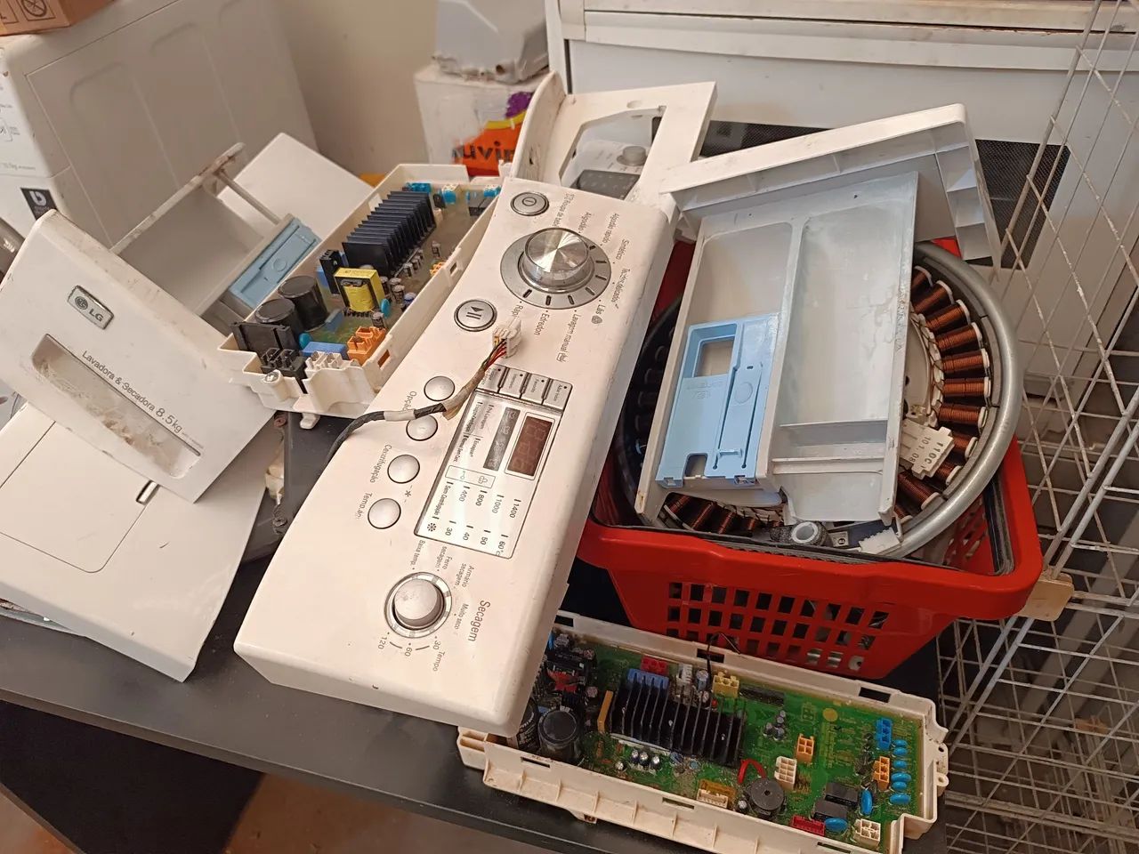 Peças de lava e seca LG wd1485/1403