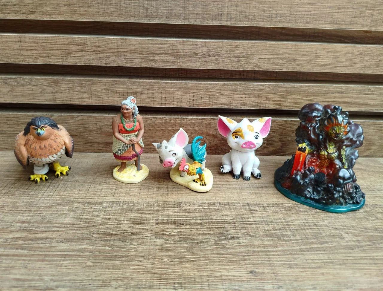 Kit de Miniaturas Personagens Moana Disney 