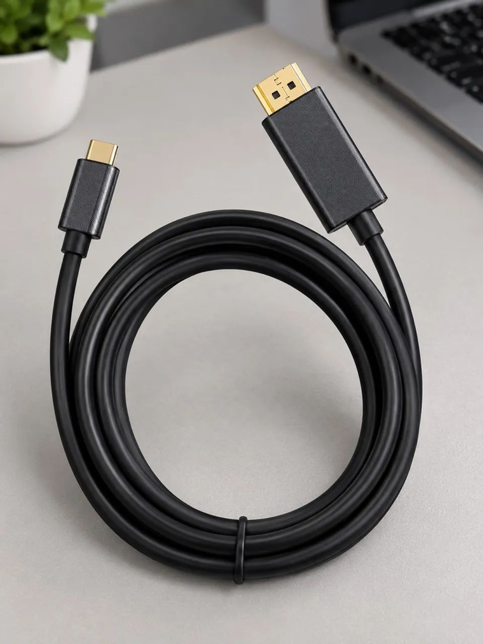 Cabo Usb-c Para Displayport - Foto 2