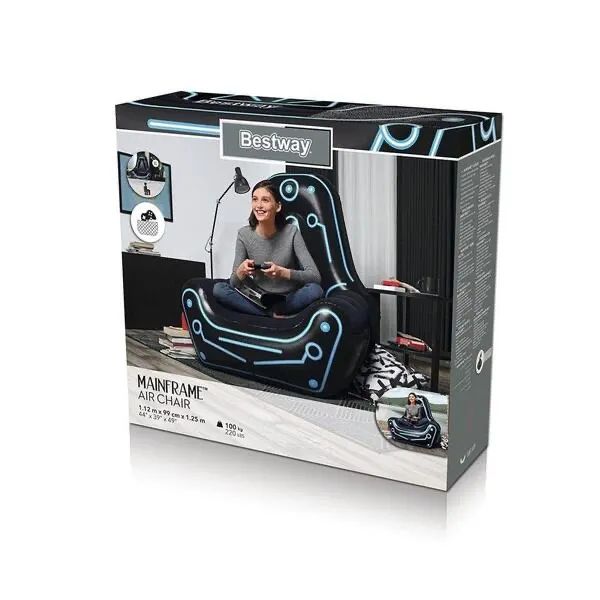 Cadeira Gamer Inflável Bestway Mainframe NOVA NA CAIXA - Foto 5