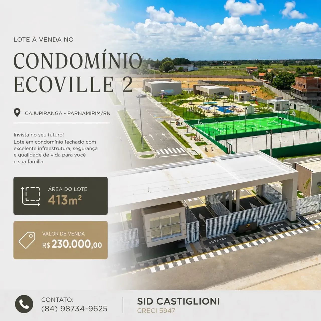 Lote - Cajupiranga - Ecoville 2 - 413m2