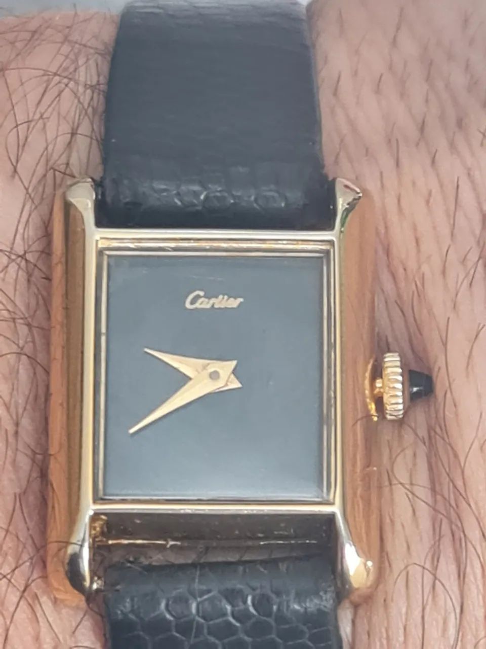 Relógio Cartier usado antigo funcionando perfeitamente  - Foto 2