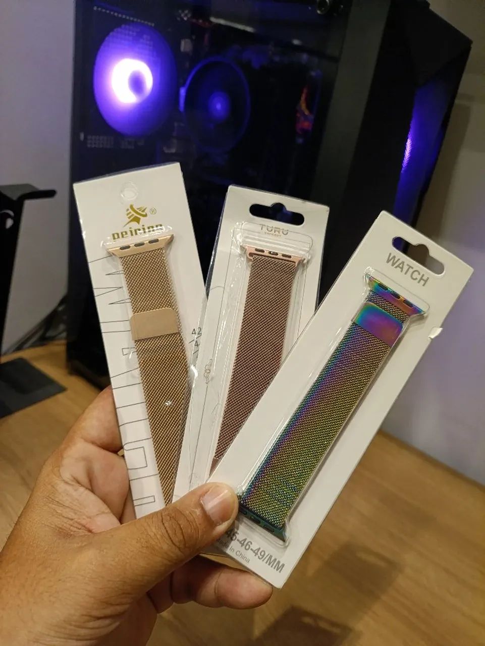 Pulseira milanesa smartwatch 42/44mm ( cada ) - Foto 2