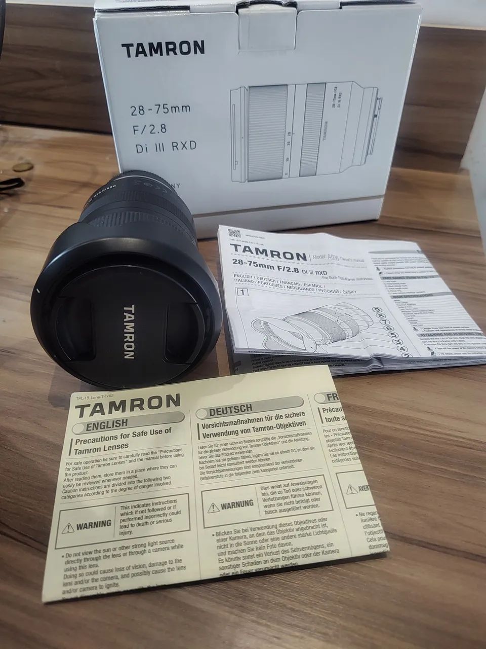 Lente Tamron 28-75mm f/2.8 Di III RXD para Sony