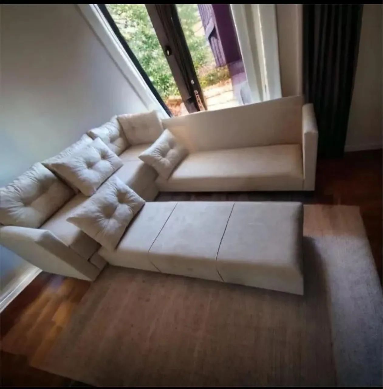 SOFÁ DE CANTO GRANDE, se Transforma 4 CAMAS!65578361367681125