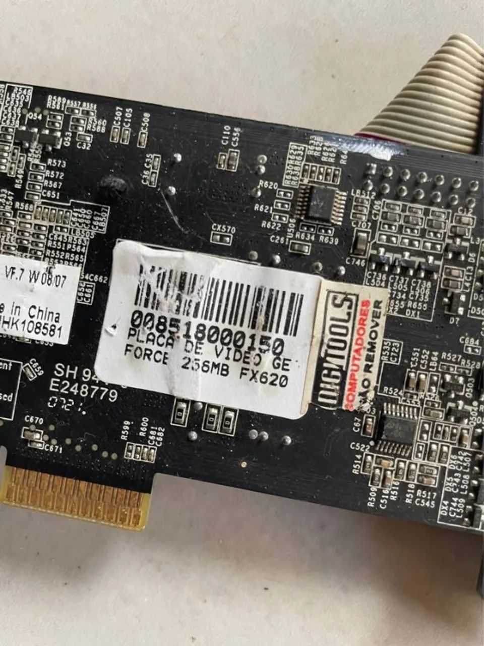 PLACA DE VIDEO FX 6200 256mb - Foto 3