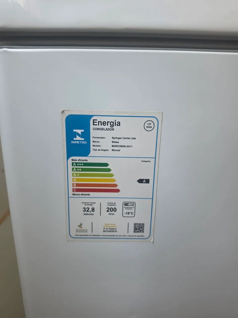 Freezer Horizontal Midea 200L MDRC280SLA011 - Foto 4