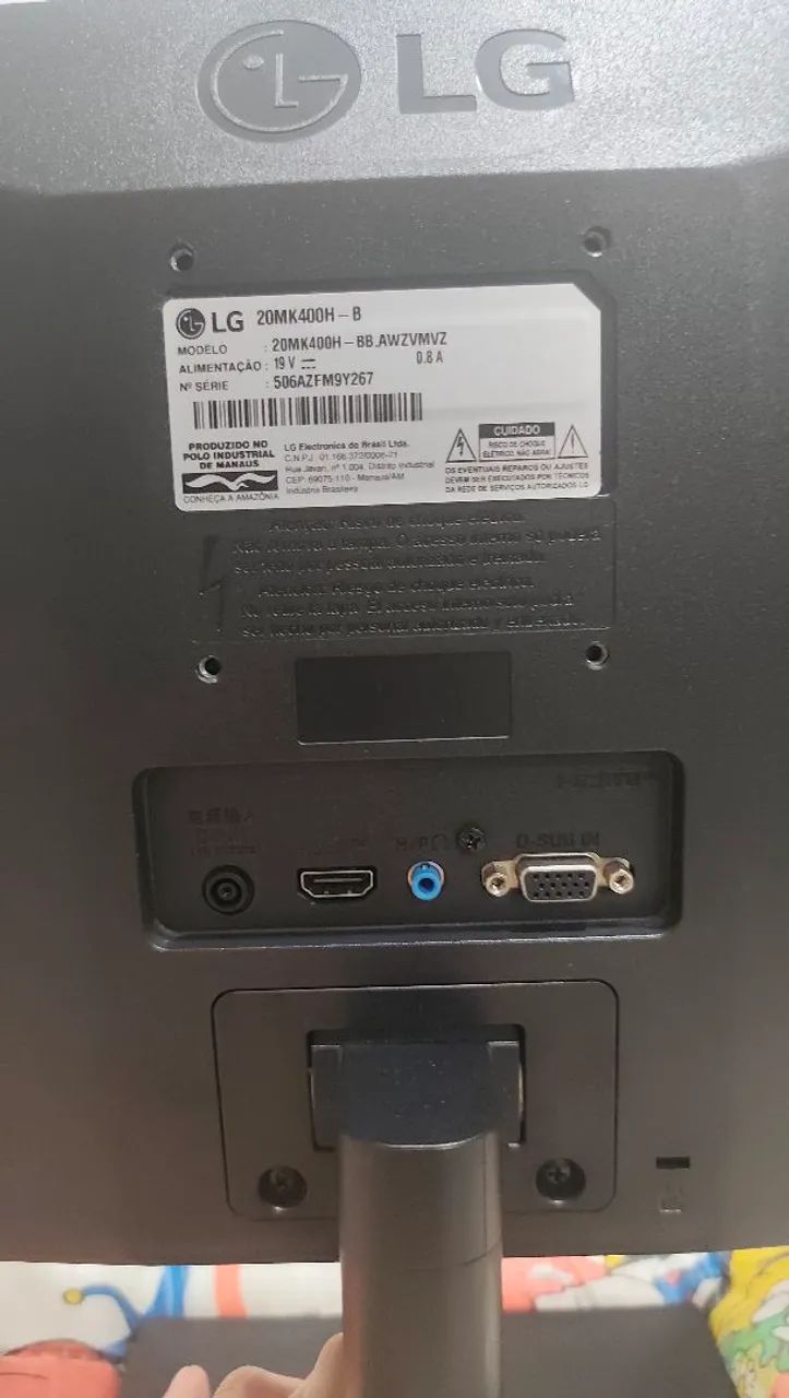 monitor LG 19,5 polegadas, HDMI/VGA, HD e 75Hz - Foto 5