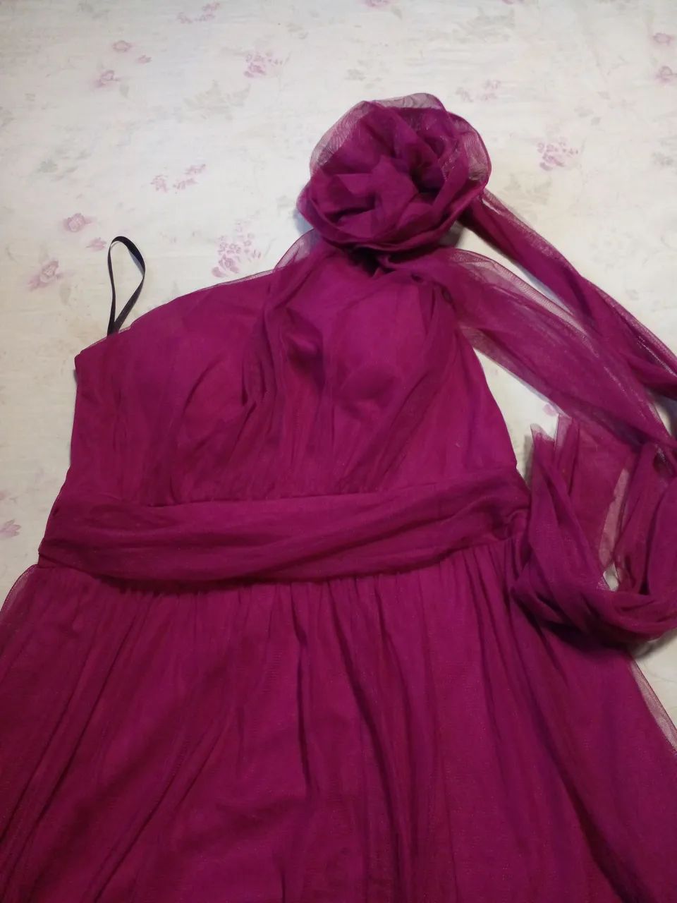 Vestido fúccia usado