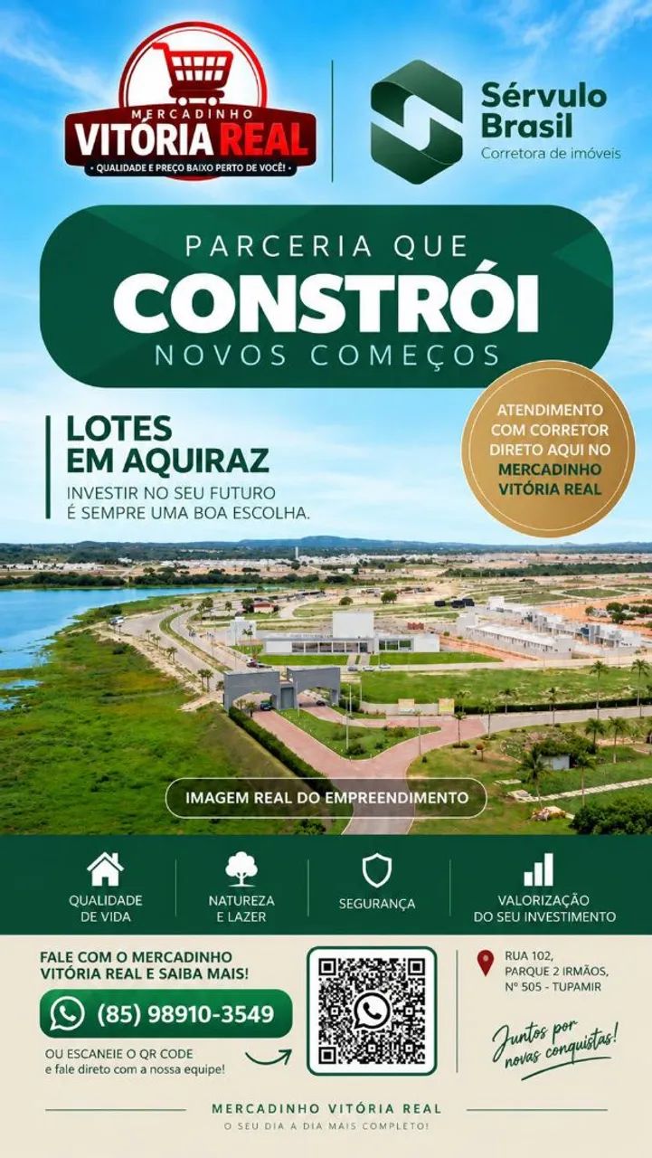 LOTES SEM ENTRADA EMPREENDIMENTO VALORIZADO MAIS DE 50% VENDIDO DANIEL DIAS *