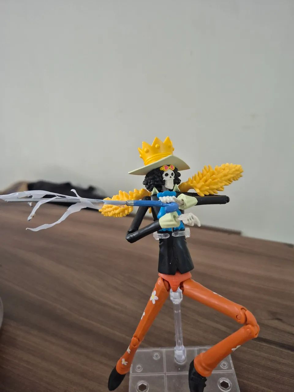 Brook anime heroes one piece - escala 1/12 (escala com  sh figuarts) - Foto 5