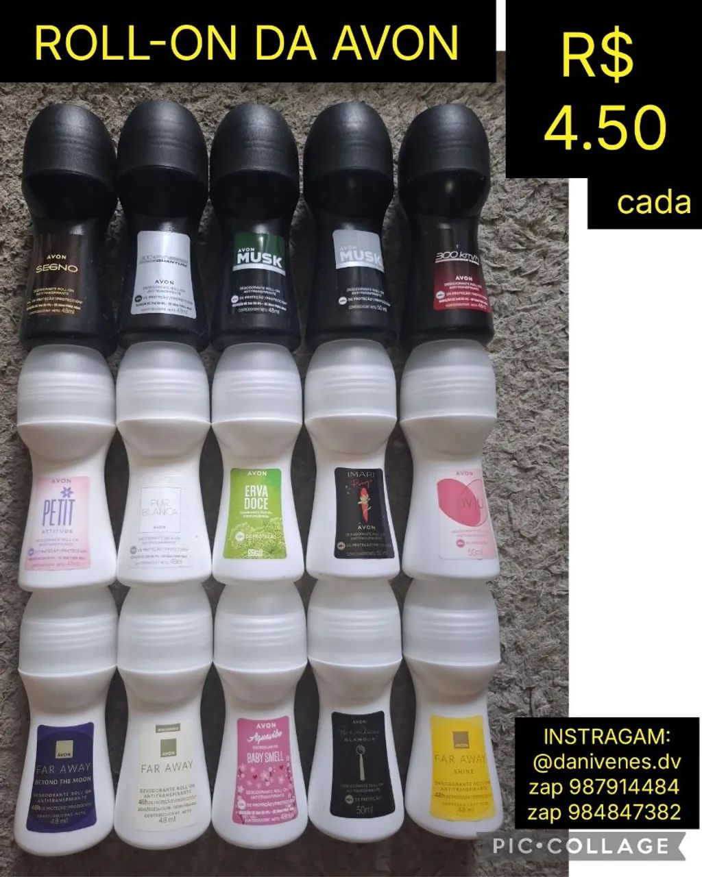 ROLL-ON DA AVON = R$ 4.50