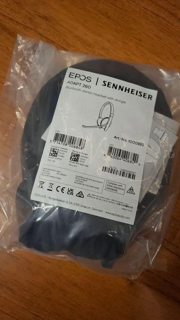 Headset Sennheiser EPOS BT260 - Foto 4