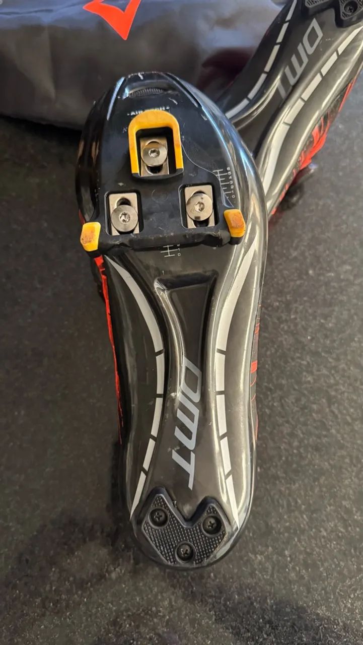Sapatilha De Ciclismo Dmt Kr1 Carbon Speed Laranja - Tam 42 Br