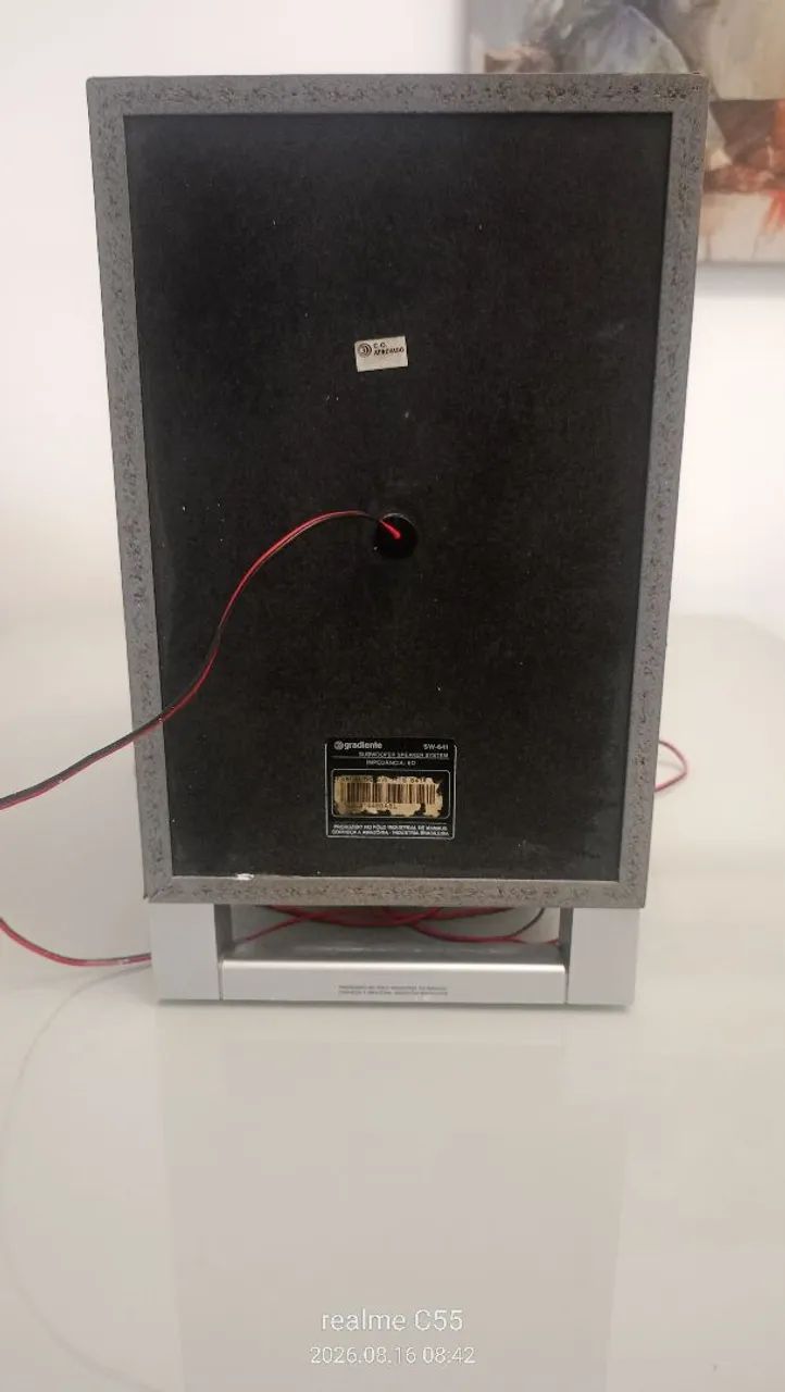 Conjunto de 5 caixas de som e 1 Subwoofer com alto-falante de 10 polegadas  - Foto 5