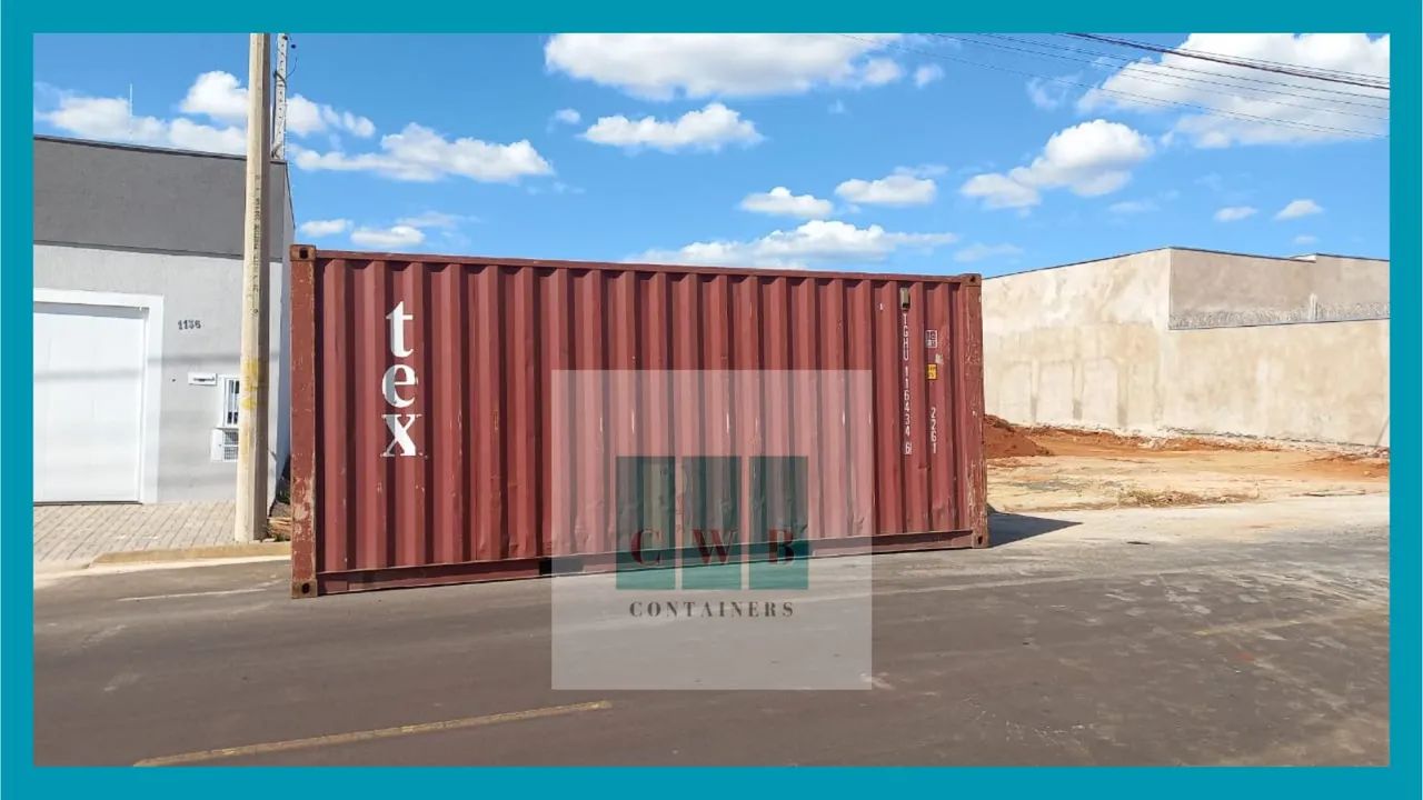 Container Marítimo 6m ou 12 metros-40 Pés HC - Pague na Entrega