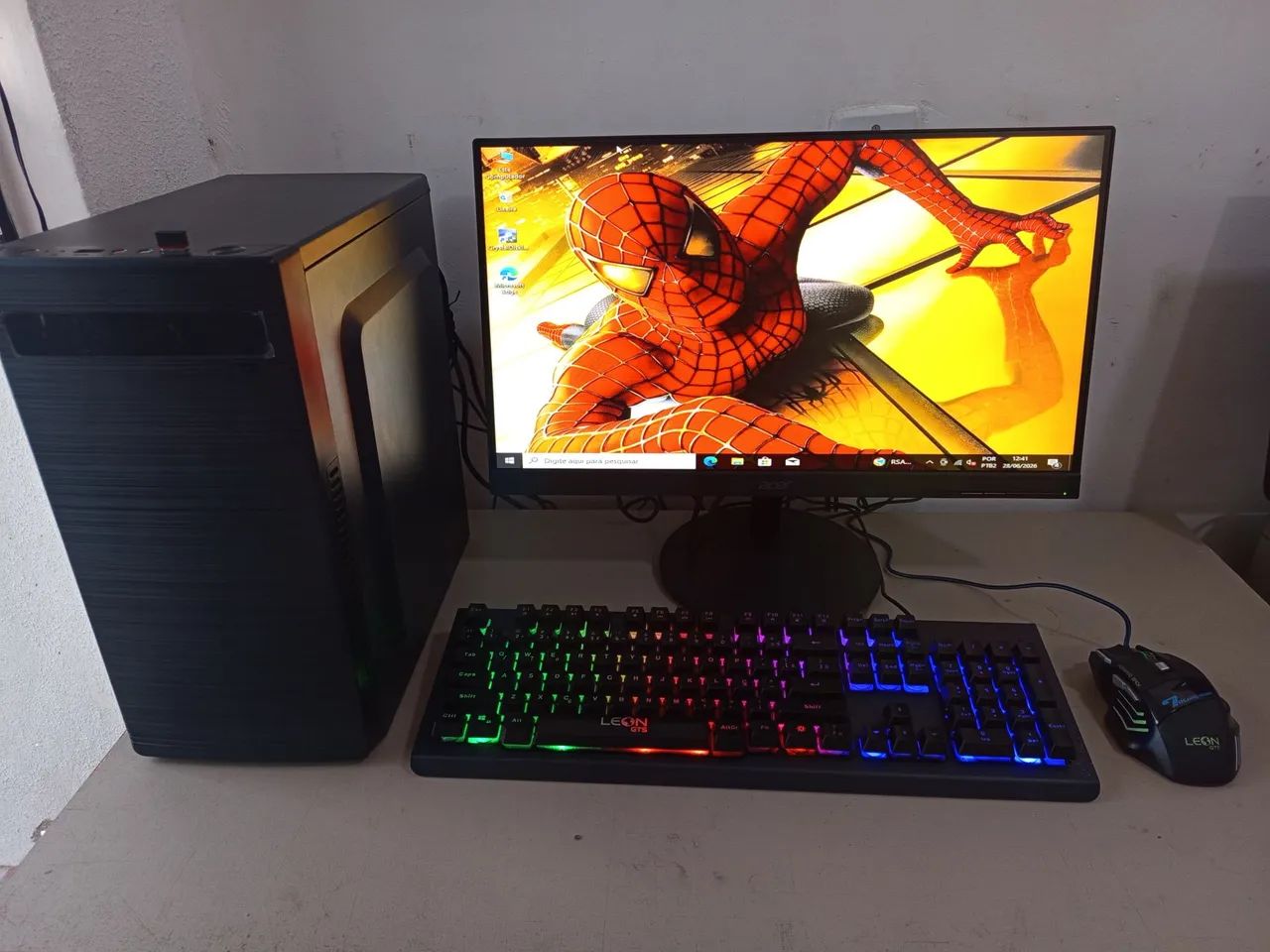 Computador completo core i5 8GB SSD NVME monitor 22 polegadas top  - Foto 4