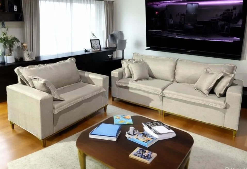 Sofá 3x 2 Lugares Helena! Pronta Entrega!