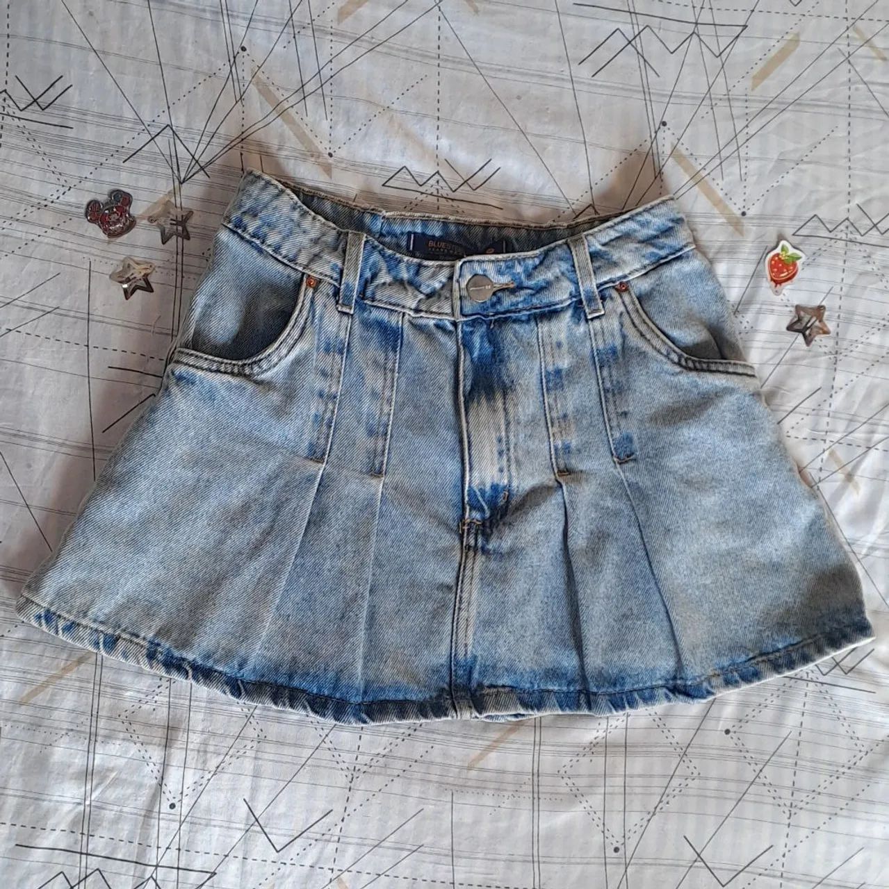 Saia jeans bluesteel(RENNER)