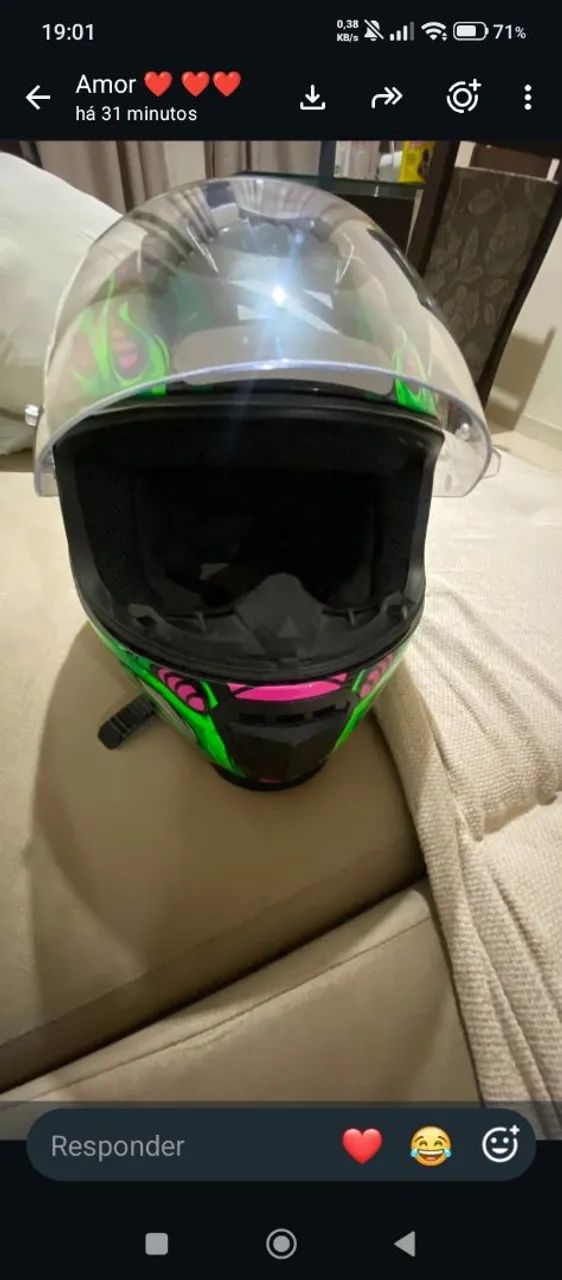 Vendo Capacete Norisk. NOVO - Foto 2