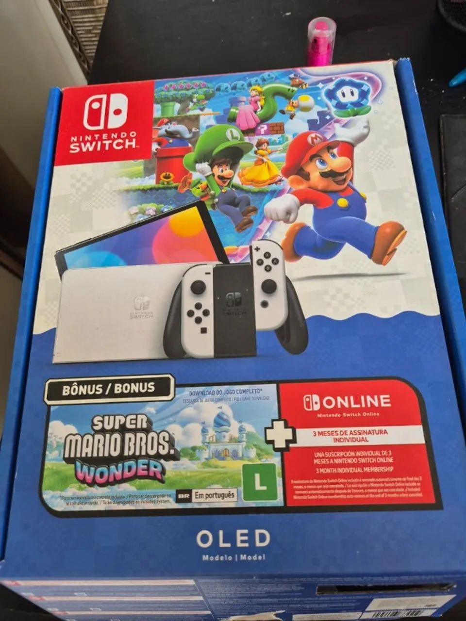 Nintendo Switch Oled Super Mario Bros Wonder 64GB - Consoles de