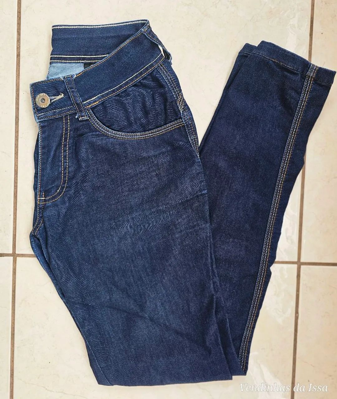 Calça Jeans Skinny Feminina Rosa Chá 