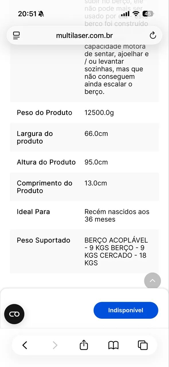 Berço 3 em 1 Multikids - Foto 4