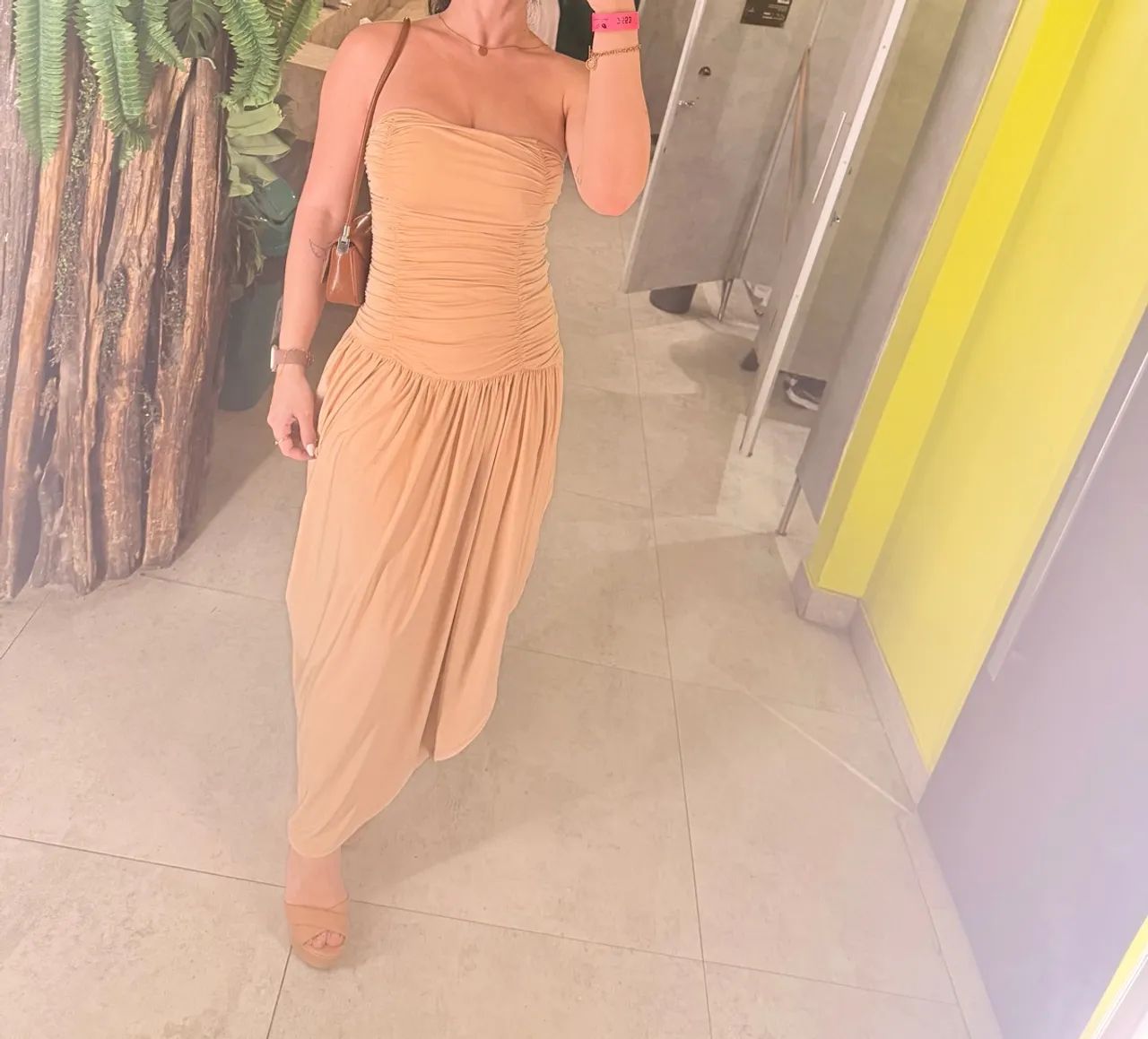 Vestido Camel 