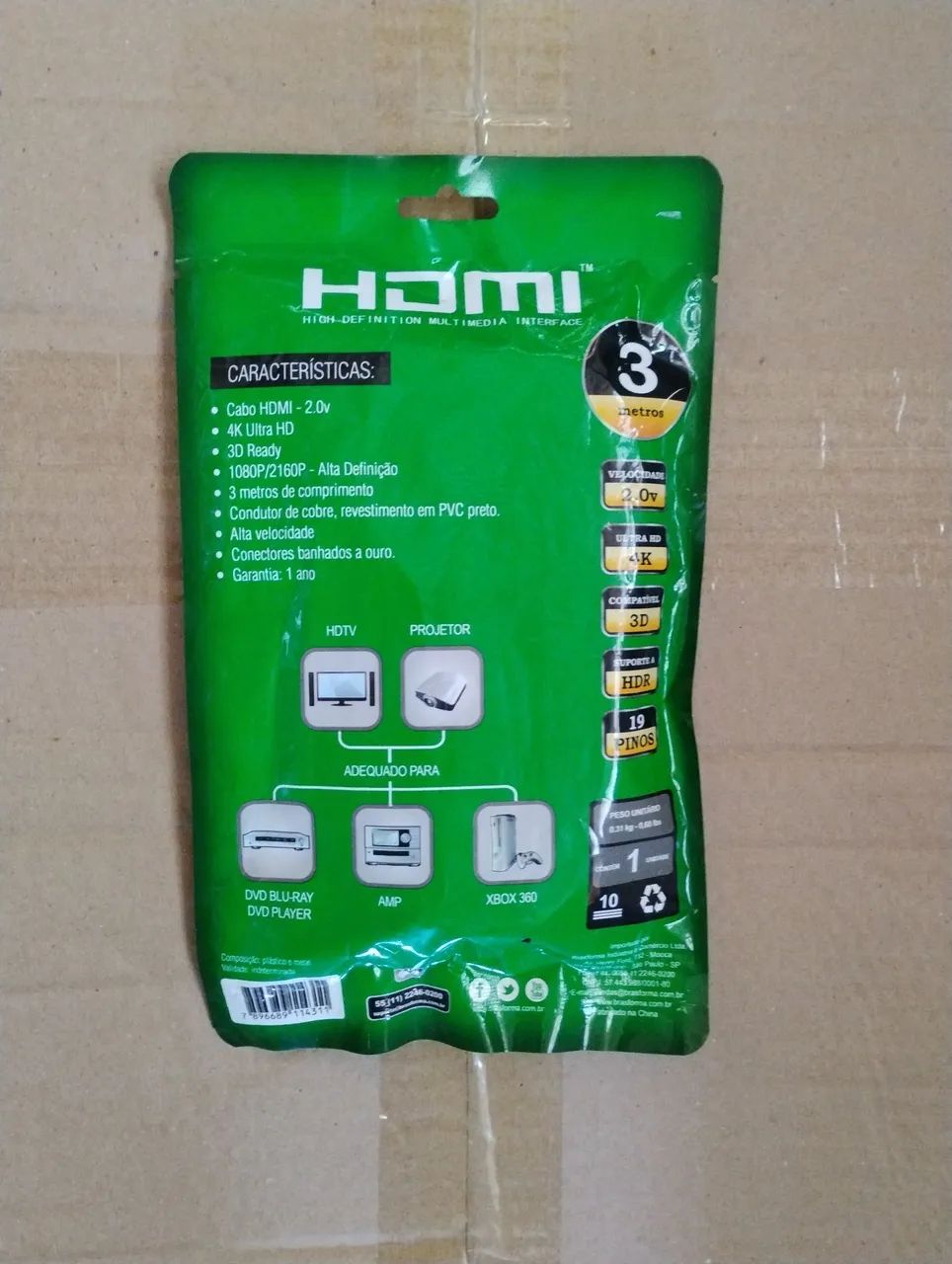 Cabo de 3 m. HDMI 3D 4K - Foto 3