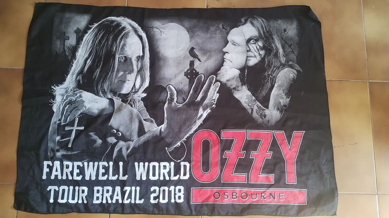 Bandeira Ozzy Osborne  - Foto 2