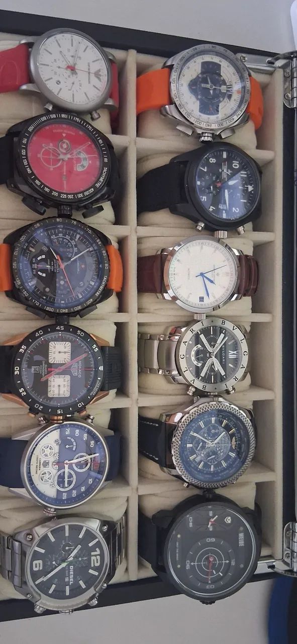 Coleção relógios- quartzo e automático 18 peças  - Foto 5