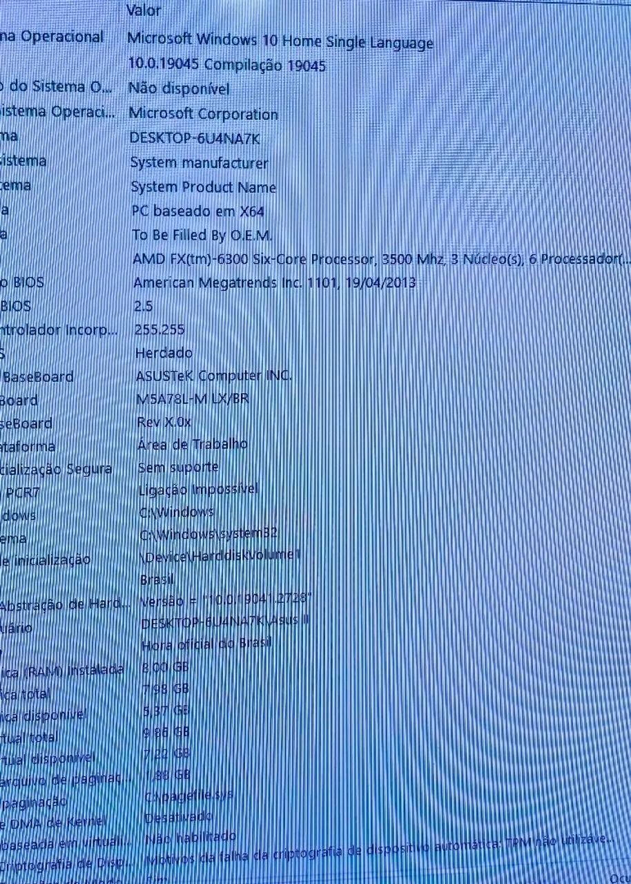 PC Asus FX6300, 8 GB, HD 1 TB - Foto 3