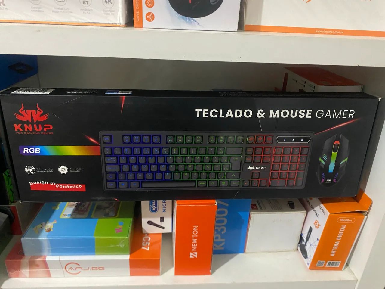 Kit teclado e mouse Gamer KNUP  - Foto 4