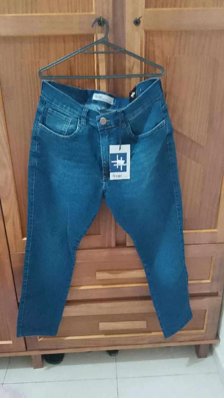 Calça jeans NOVA SEM USO COM ETIQUETA  - Foto 2