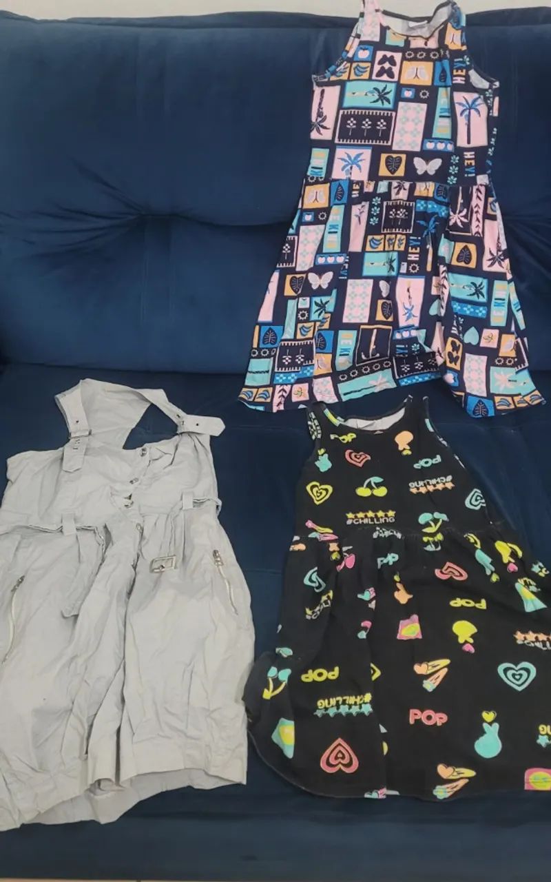 Lotes de 7 pc de shorts e vestidos  - Foto 2
