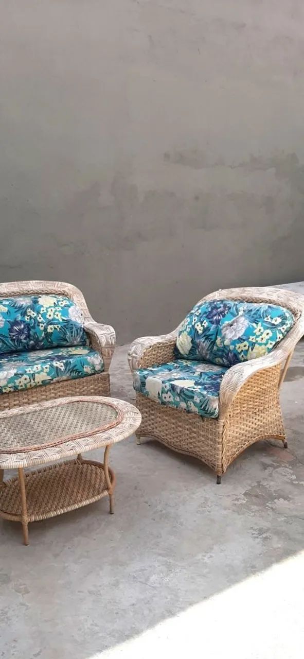 Conjunto sofá p/ área externa. NÃO FAÇO ENTREGA! - Foto 4