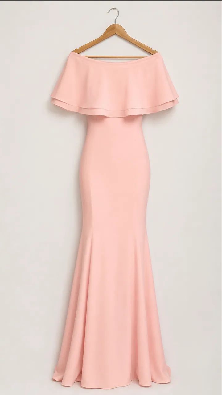 Vestido de festa rosa bebê  - Foto 2