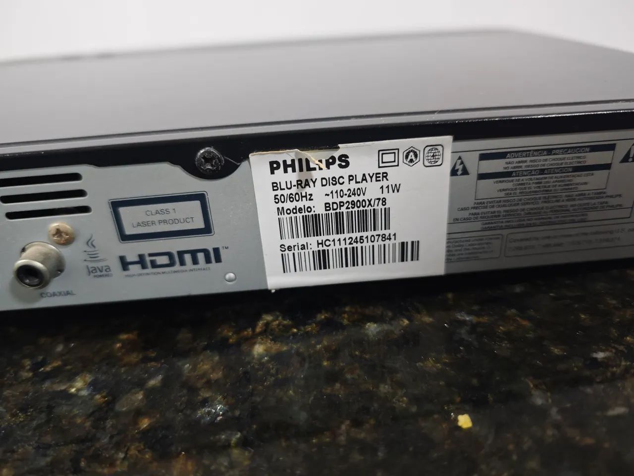 Aparelho Blu-ray e DVD Player Philips BDP2900 - HDMI e USB - Foto 3