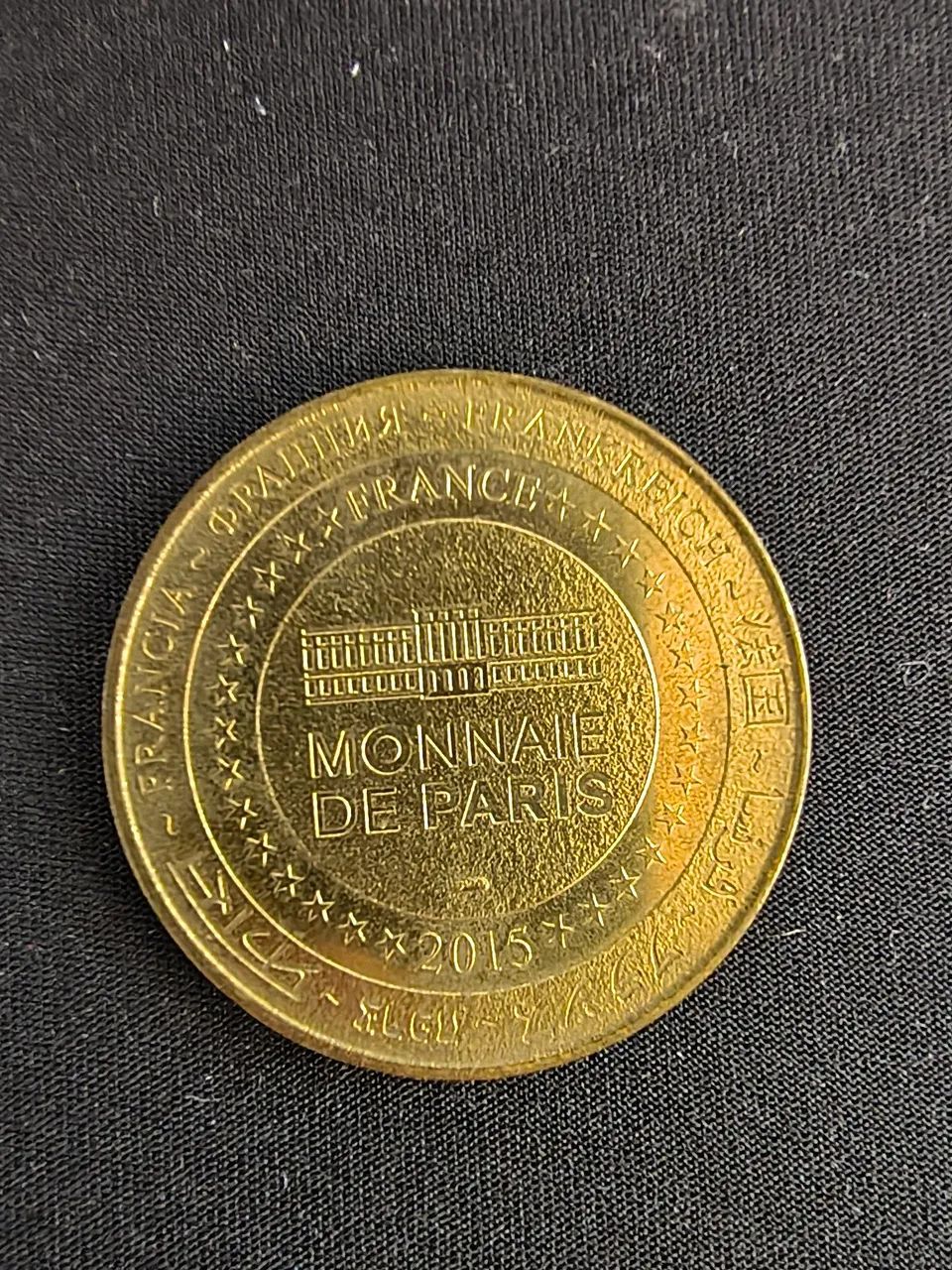 Moeda medalha turística francesa 2015 - Foto 2