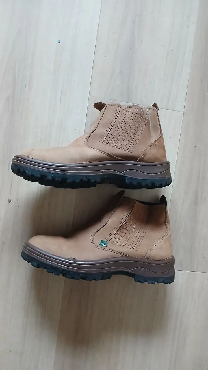 Bota masculino couro legítimo  - Foto 2