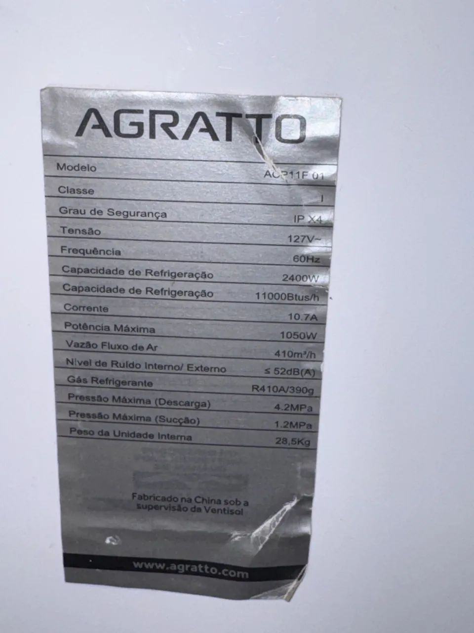 Ar condicionado portátil 11000b