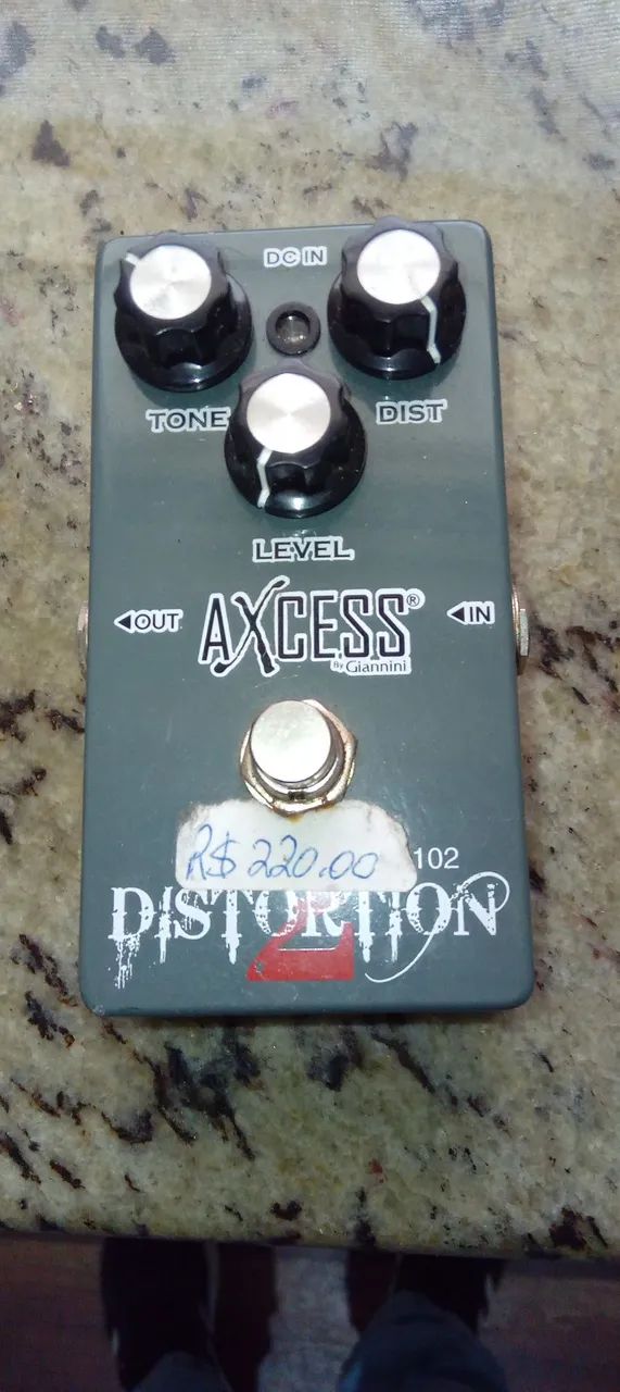 1 pedais de guitarra  distorção 