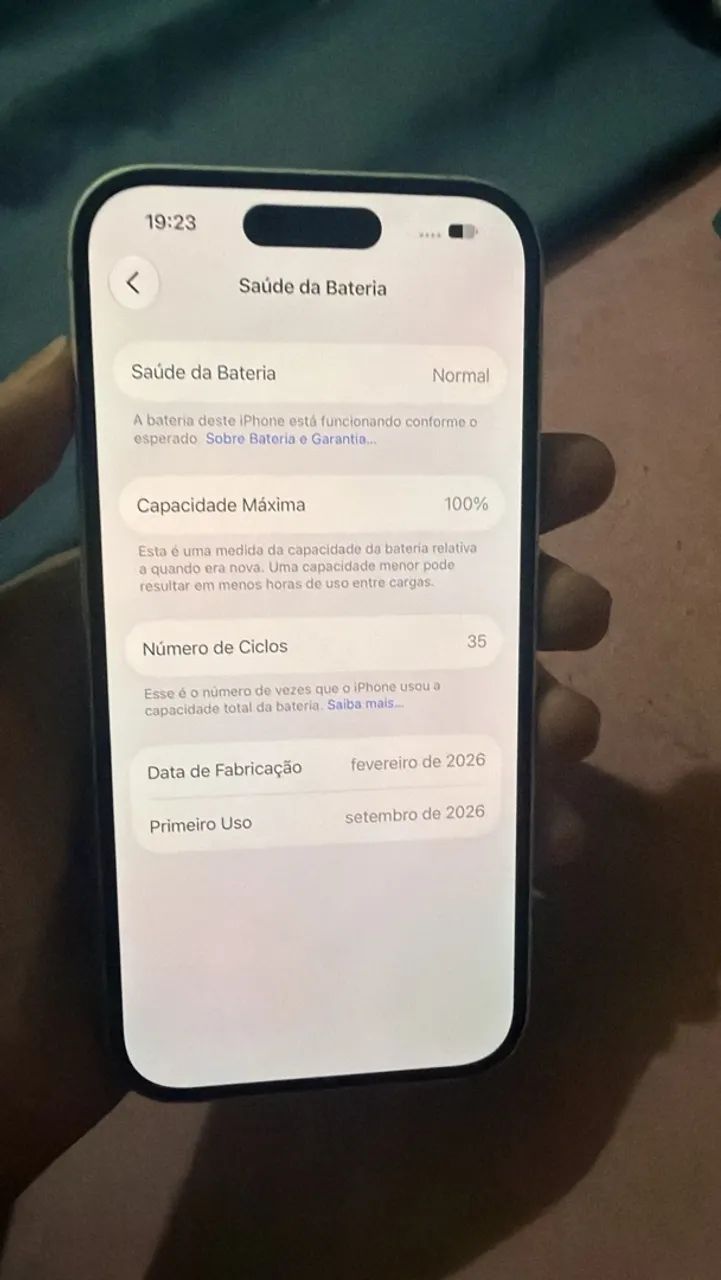 iPhone 16 saúde 100% - Foto 5