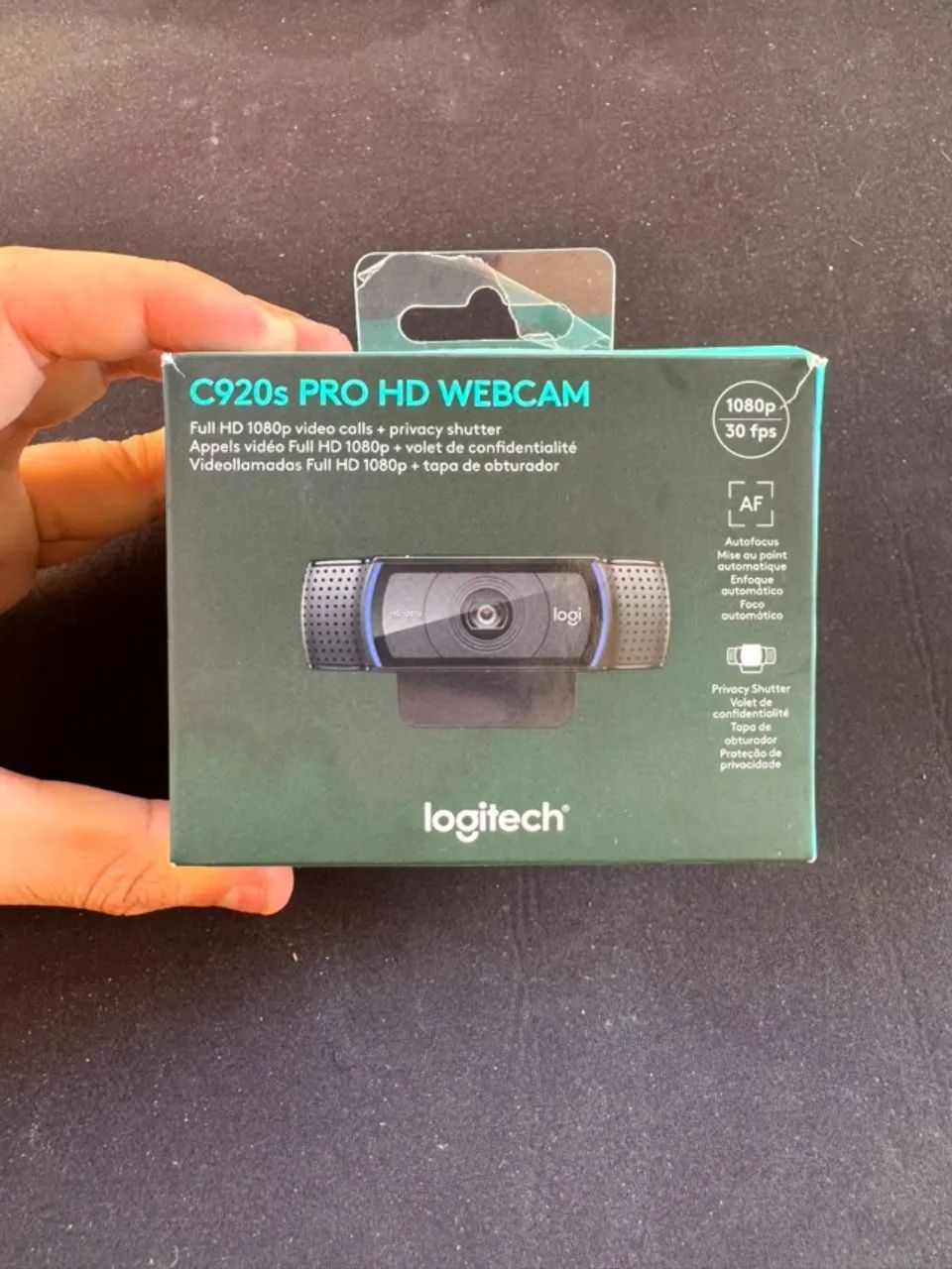 WEBCAM LOGITECH C920S FULLHD