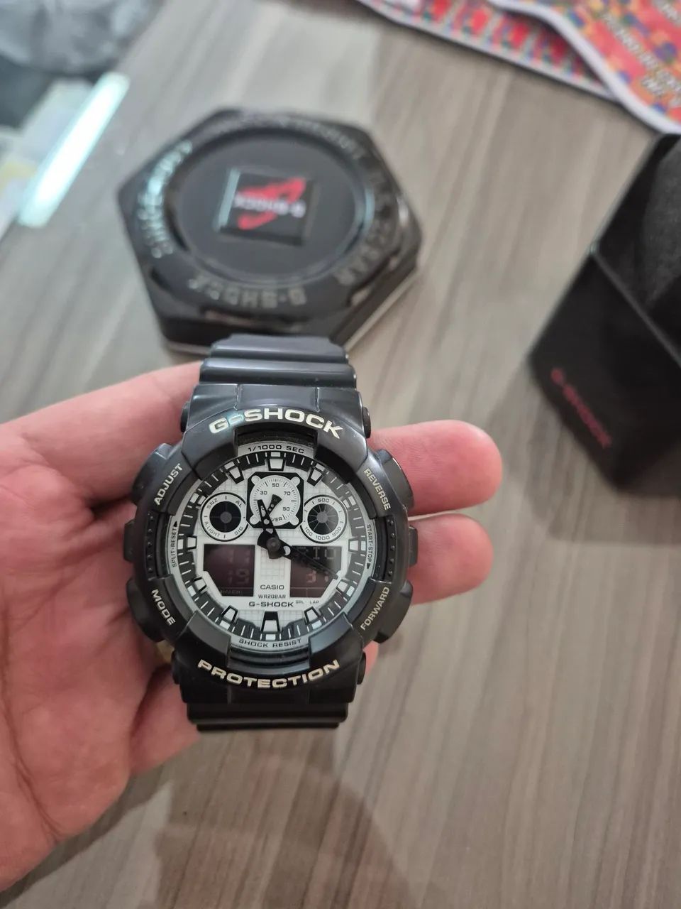 G SHOCK GA 100 1A2DR - ORIGINAL  - Foto 4