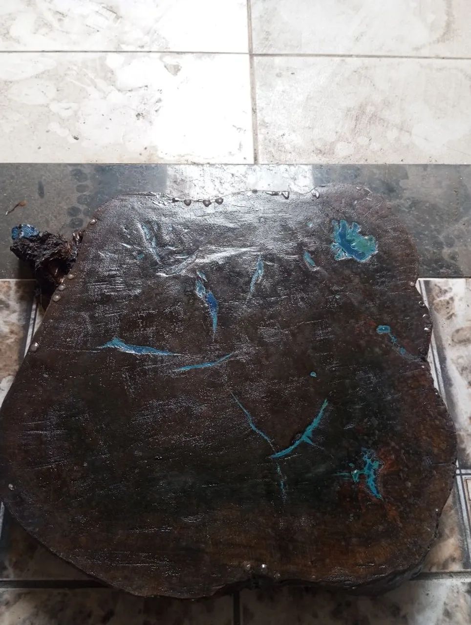 Mesa de Tronco resinada 