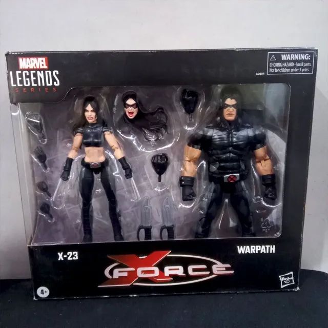 X-Force X-23 e Warpath 2 pack Marvel legends Hasbro