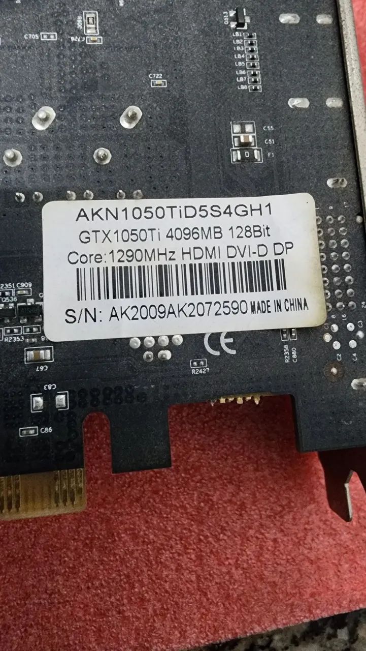 GTX 1050Ti 4gb 550R$ - Foto 2