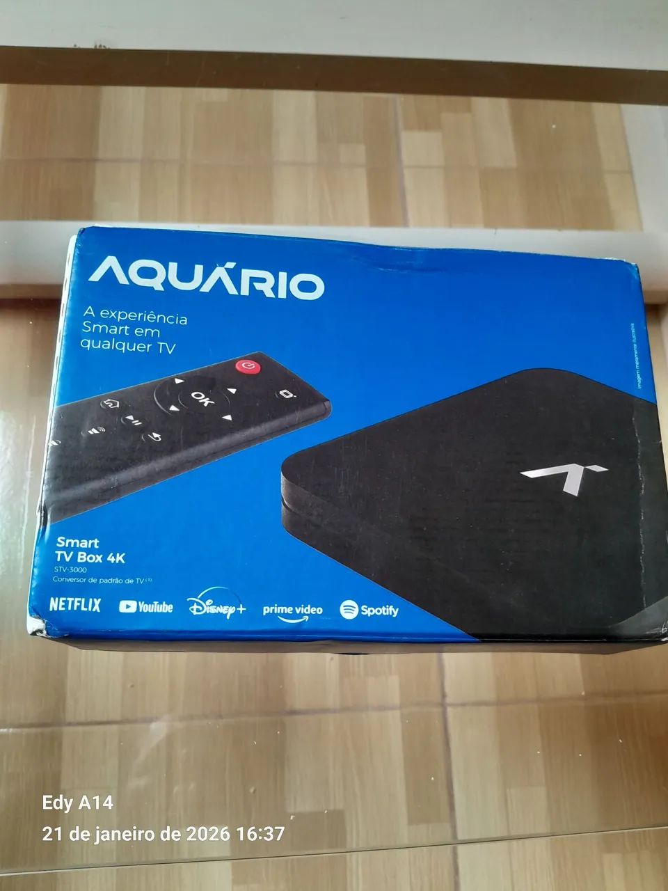 Tv box 4k aquário na caixa  - Foto 4